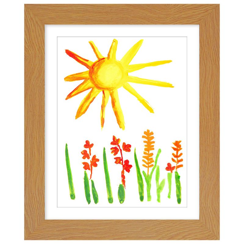 Americanflat Kids Art Frame with tempered shatter-resistant glass - Front opening Wall Display for Artworks - Available in a variety of Colors, 1 of 6