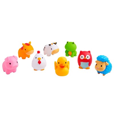 Munchkin Farm Squirts Bath Toy 8pk : Target