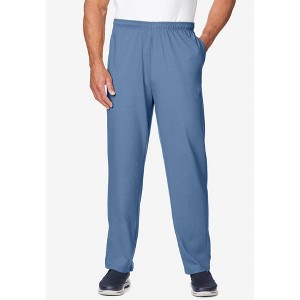 KingSize Lightweight Jersey Open-Bottom Sweatpants - 1 of 4