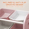 BABYYER Kids Toys Storage Organizer with 6 Removable Bins, Toy Storage Cabinet for Playroom and Bedroom, Toddler Furniture for Boys and Girls - 3 of 4