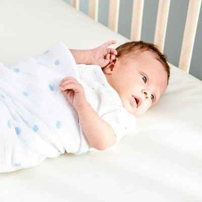 EcoLuxe Organic Cotton 54" Waterproof Crib & Toddler Mattress