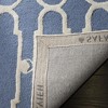 Bella BEL137 Hand Tufted Area Rug Blue / Ivory 8' X 10' - Safavieh. - 4 of 4