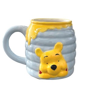 Disney Winnie the Pooh Mug, Large 16 oz. Ceramic Tea or Coffee Cup - 1 of 4