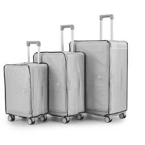Gulches Luggage Sets 3 Piece(20/24/28), Expandable Carry On Luggage, 100% PC Hard Shell and Lightweight Suitcase with Front Pocket and Spinner Wheels - 1 of 4