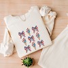 Simply Sage Market Patriotic Ice Cream Stacked Coquette Lightweight Garment Dyed Sweatshirt - 3 of 4