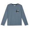 Sleep On It Boys 2-Piece Brushed Jersey Plaid Pajama Sets - 2 of 4