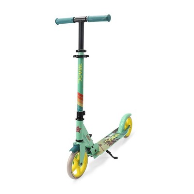 Jovial 2-Wheel Folding Kick Scooter, Adjustable Height, 7" Wheels, Anti-Slip Deck