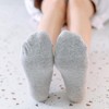 Anna-Kaci Women's Ankle Socks with Ribbed Heart-Shaped Heel Detail Soft Stretch Knit Comfort 3-Pack - 3 of 4