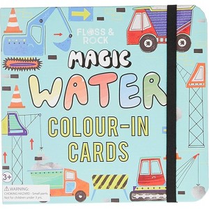 Floss & Rock Water Pen and Reusable Cards – Construction, 10-Card Set with Water Pen, Ages 3 and Up - 1 of 3