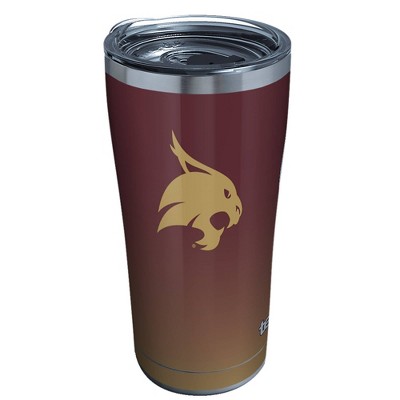 NCAA Texas State Bobcats 20oz Ombre Stainless Steel Tumbler with Lid