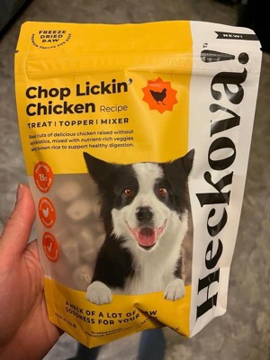 Heckova Freeze dried Raw Chop Lickin Chicken Flavor Recipe