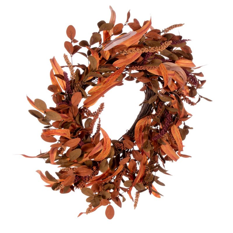 Vickerman 22" Artificial Autumn Berry and Foliage Wreath, 5 of 7