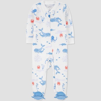 Image of Carter's Just One You® Baby Boys' Sleep N' Play - Blue/White Newborn