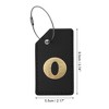 Unique Bargains Luggage Tag Black 1 Pc - 2 of 4