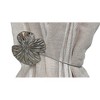 Evideco French Home Goods Magnetic Water Lily Curtain Tiebacks – Resin Floral Design - 2 of 4
