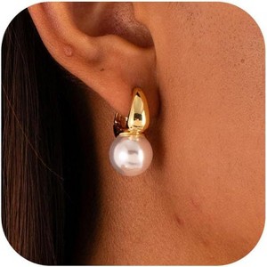 Dainty Cultured Pearl Earrings for Wedding - 1 of 4