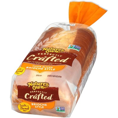 Nature&#39;s Own Perfectly crafted Brioche Bread - 22oz