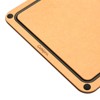Cuisipro Fibre Wood Cutting Board with Silicone Feet, 16 x 11 Inch, Natural/Slate - 2 of 4