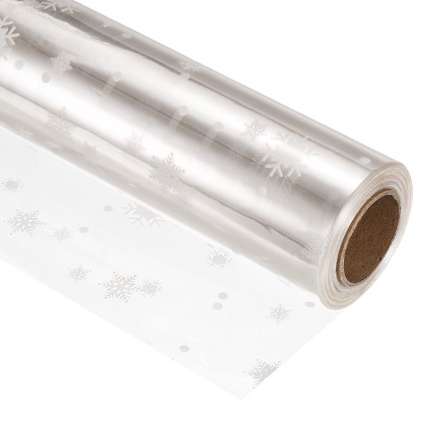 Unique Bargains Clear Flower Wrapping Paper 100 Pack Gift Wrapping 3.5 Mil  Thick Film Transparent 21 X 21 : Target