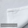Waffle Fabric Shower Curtain for Bathroom - 4 of 4