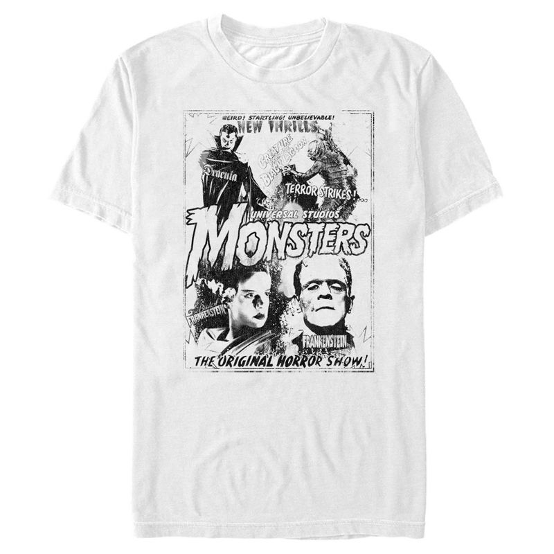 Men's Universal Monsters Original Monster Flicks T-Shirt, 1 of 5