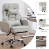 QingMoon Ergonomic Office Chair, High Back Desk Chair, Adjustable Swivel Computer Chair with Lumbar Support, Headrest and Side Pockets for Office - 2 of 4