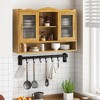 Retro Wall Mounted Cabinet Medicine Cabinet Bathroom Storage Cabinet - ModernLuxe - 2 of 4