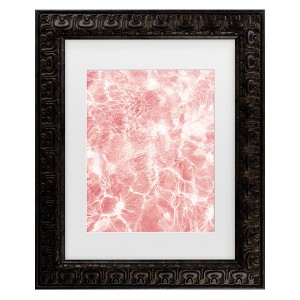 Trademark Fine Art - Raisa Zwart  Pink Water Matted Framed Art - 1 of 4