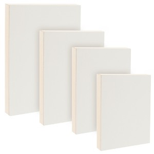 Jerry's Artarama Da Vinci Pro Resist-Grip Coarse Textured Gesso Board, 4 Small Variety Rectangles, 3/4" Depth Art Boards for Painting - 1 of 4