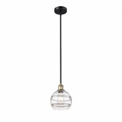 Rochester - 1 Light Stem Hung Mini Pendant In Industrial Style-9.38 Inches Tall and 8 Inches Wide