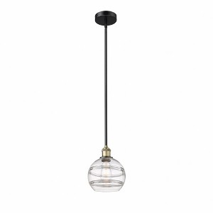 Rochester - 1 Light Stem Hung Mini Pendant In Industrial Style-9.38 Inches Tall and 8 Inches Wide - 1 of 1