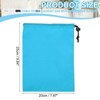 Unique Bargains Tear-Resistant Polyester Traveling Laundry Bag with Drawstring 2 Pcs - 2 of 4