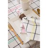 Design Imports Color Pop Plaid Napkin Set/6 - 3 of 4