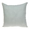 HomeRoots 22" Beige and Green Damask Linen Blend Throw Pillow with Embroidery and Applique - 4 of 4