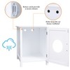 Gulches Litter box shell,hidden litter box furniture cabinet,large pet box bedside table,litter box toilet,indoor kennel(white) - 3 of 4