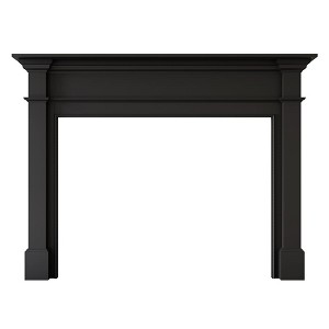 Modern Ember Lakeport Traditional Wood Fireplace Mantel Surround Kit - 1 of 4