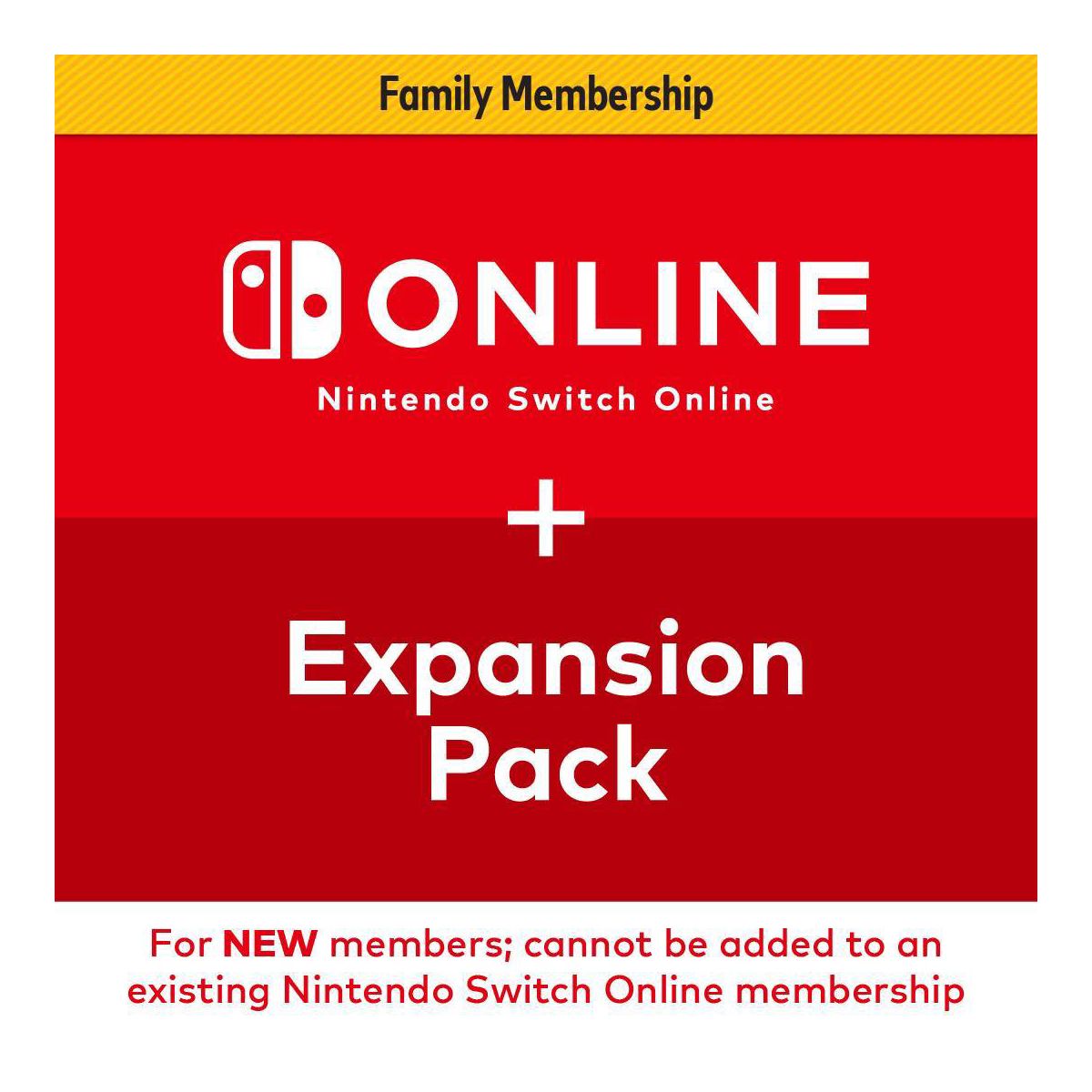 Nintendo Switch Online Expansion Pack Membership (Digital)