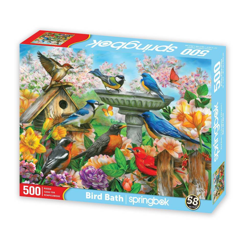 Photos - Jigsaw Puzzle / Mosaic Springbok Bird Bath Jigsaw Puzzle - 500pc 