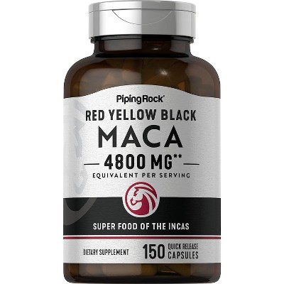 Piping Rock Maca Root Supplement 4800 mg | 150 Capsules
