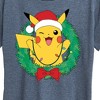 Women's - Pokémon - Pikachu Lights Wreath Short Sleeve Graphic T-Shirt - 2 of 4