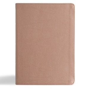 KJV Study Bible, Personal Size Edition, Rose Gold Leathertouch - by  Holman Bible Publishers (Leather Bound) - 1 of 1