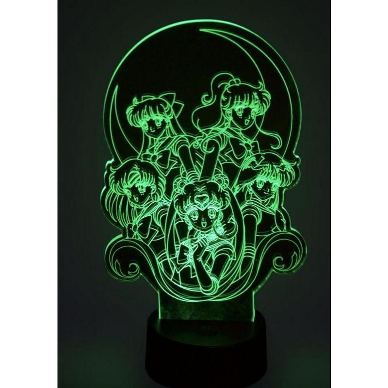 Just Funky Sailor Moon Acrylic Lamp LED Lamp, 4 of 5