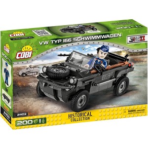COBI Historical Collection VW Type 166 Schwimmwagen - German Amphibious Off-Road Vehicle - 1 of 4