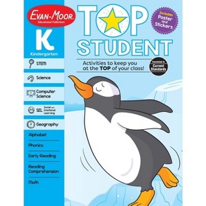 Top Student, Kindergarten Workbook - by  Evan-Moor Educational Publishers (Paperback) - 1 of 1