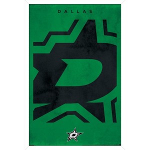 Trends International NHL Dallas Stars - Logo 25 Framed Wall Poster Prints - 1 of 4