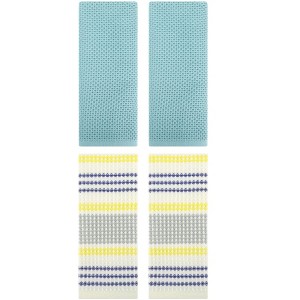 REGALWOVEN 4 Pcs Cotton Soft Absorbent Waffle Hand Towel for Home - 1 of 4
