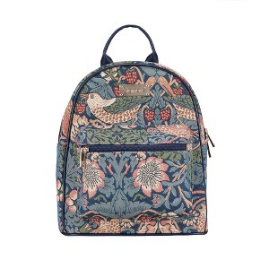 Signare USA William Morris Strawberry Thief Blue Daypack Backpack - 1 of 4