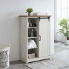 Airsurfer 5 Drawers Cabinet with Sliding Door, Modern Dresser 5 Chest of Drawers, Storage Organizer Cabinet for Bedroom, Hallway, Living Room - 4 of 4