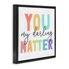 Stupell Industries You Darling Matter Rainbow Letters, 25" x 25" - 3 of 4