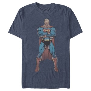 Men's Superman Bold Hero Pose T-Shirt - 1 of 3